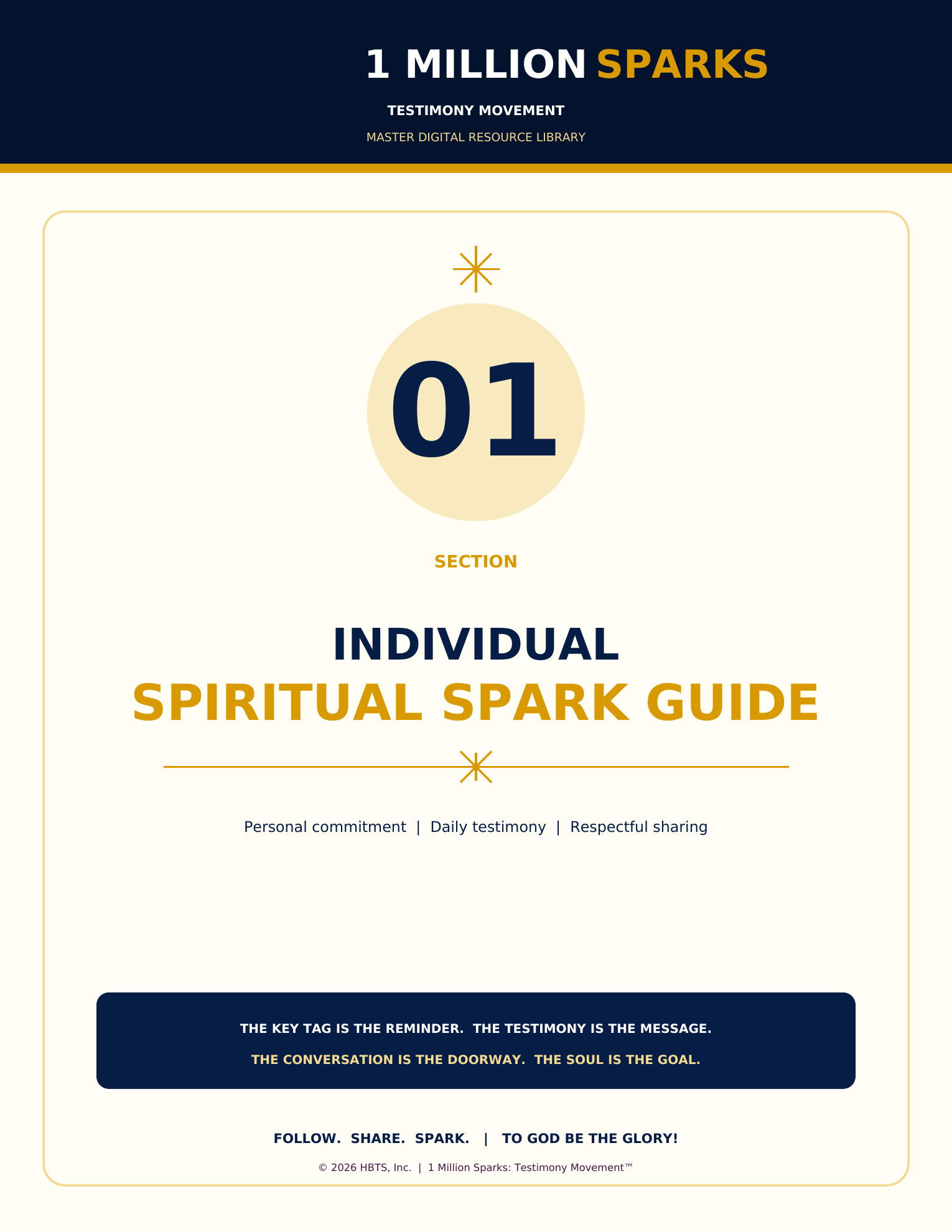 Individual Spiritual Spark Guide cover preview