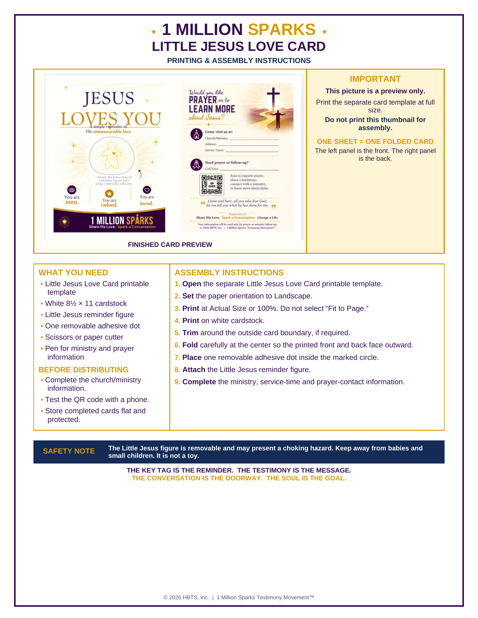 Little Jesus Love Card preview
